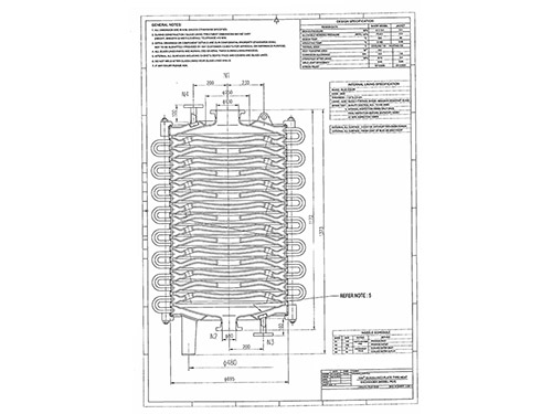 ‌Glass-Lined Disc Heat Exchanger